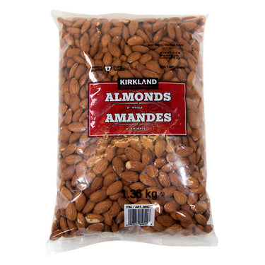 Image of Kirkland Whole Almonds - 1 x 1.36 Kilos